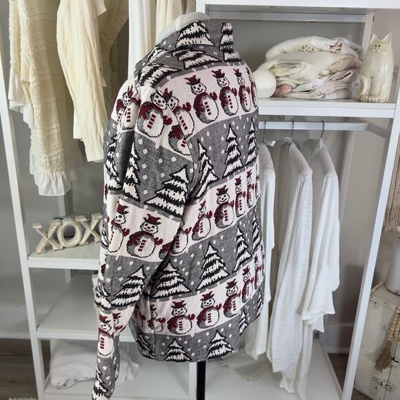 Breckenridge Woman Plus sz. 2X Snowman Jacket 100% cotton festive unique #SI-806 - Picture 3 of 11